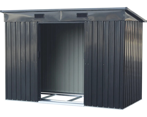 Metall Gerätehaus mit Schiebetür