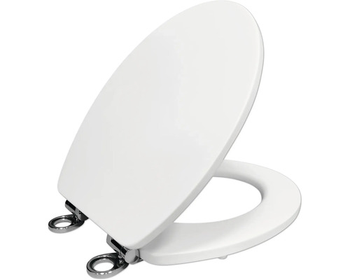 Toilettendeckel aus Kunststoff mit Edelstahlscharnieren