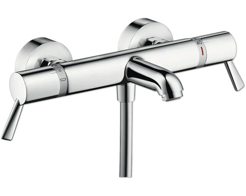 hansgrohe Badewannenarmatur mit Thermostat ECOSTAT COMFORT CARE chrom 13115000 Aufputz Duscharmatur zur Wandmontage