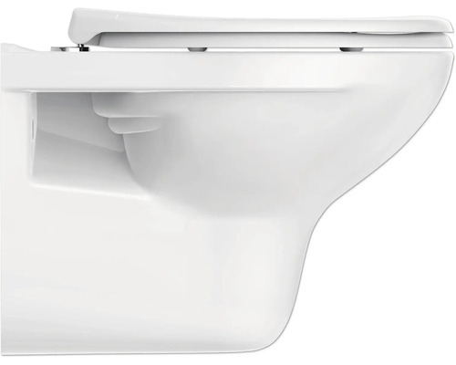 Wandhängendes WC aus Keramik mit WC-Sitz