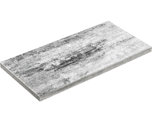 Beton Terrassenplatte iStone Pure weiß-schwarz 80 x 40 x 4 cm