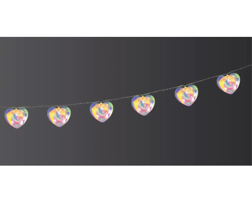 Lichterkette mit Herzen
