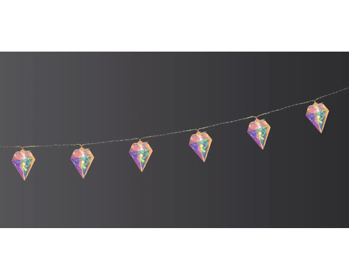 Lichterkette mit Diamantform