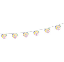 Lichterkette mit Herzmotiven