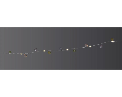 Lichterkette mit Dekokugeln