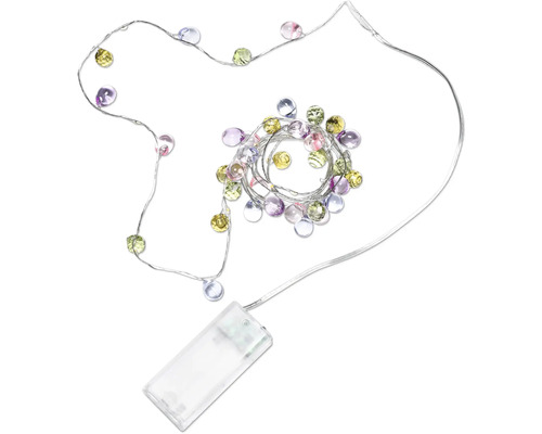 Lichterkette mit Kugeln und Batteriebetrieb