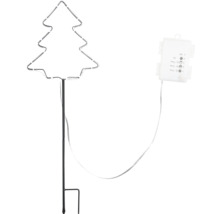 Weihnachtsbaum Licht-Dekoration mit Erdspieß