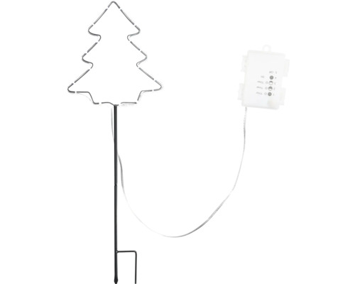 Weihnachtsbaum Licht-Dekoration mit Erdspieß
