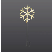 Schneeflocke LED Gartenstecker für die Winterdekoration