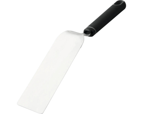 Pfannenwender aus Metall mit Kunststoffgriff
