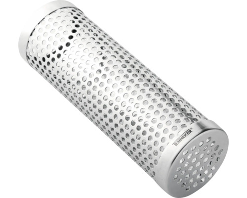 Räucherpfeife aus Edelstahl mit Löchern