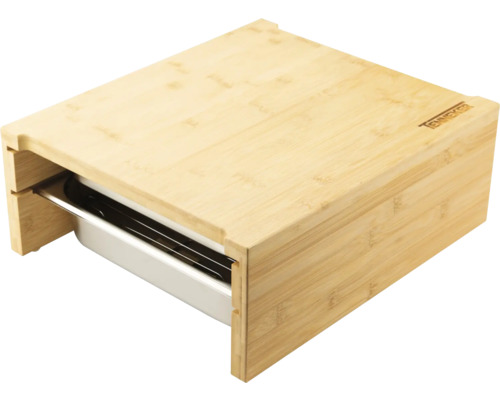 Brotkasten aus Bambus mit herausnehmbarem Einsatz