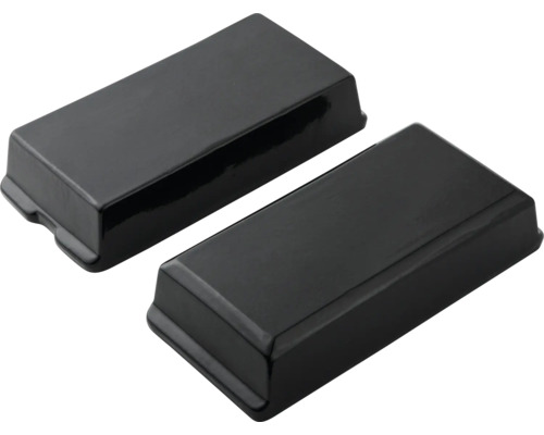 Zwei rechteckige Verteilerdosen aus Kunststoff