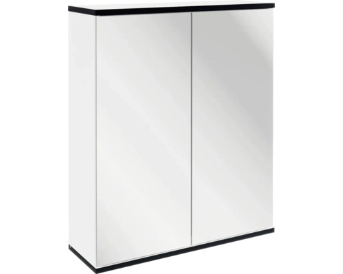 Spiegelschrank FACKELMANN TE-A 60 x 20 x 71,3 cm weiß matt 2-türig