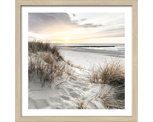 Gerahmtes Bild Nordic Beach Atmosphere VII 33x33 cm