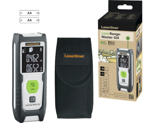 Laserliner Laser Range Master Gi4 mit Tasche und Batterien