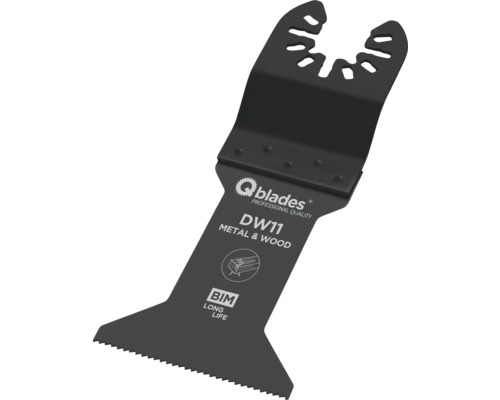 Q-Blades Multitool-Sägeblatt Bi-Metall 19tpi 45x60mm DW11, 1 Stück