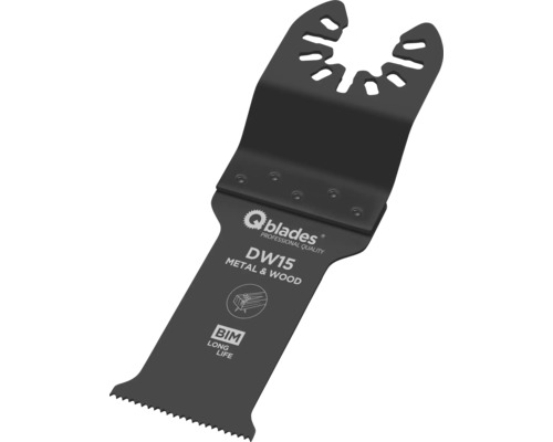 Q-Blades Multitool-Sägeblatt Bi-Metall 20tpi 28x60mm DW15, 1 Stück