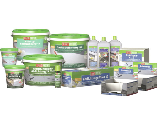 Lugato Produktsortiment für die Abdichtung