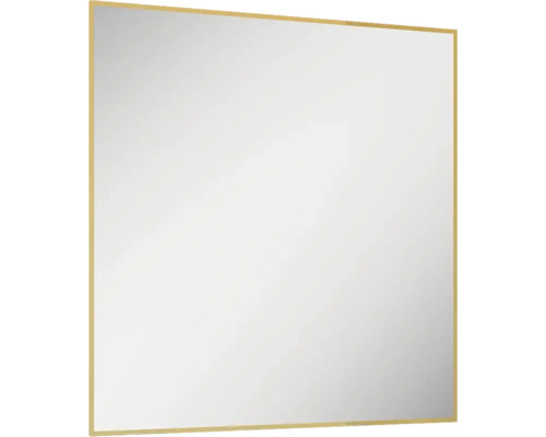 Jungborn LED Rahmenspiegel Square BxHxS 80x80x3 cm gold