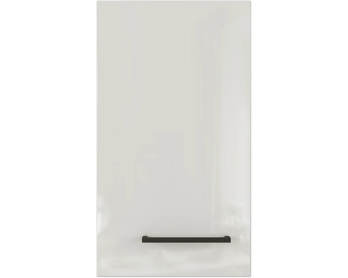 Flex Well Hängeschrank Lund BxTxH 30 x 32 x 54,8 cm lichtgrau glänzend zerlegt Anschlag reversibel (links oder rechts montierbar)