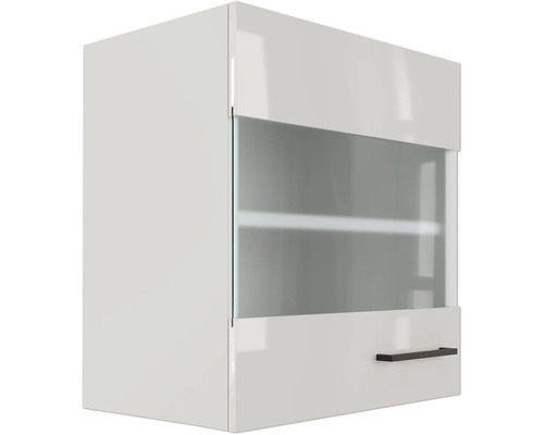 Hängeschrank mit Glastür und Griff