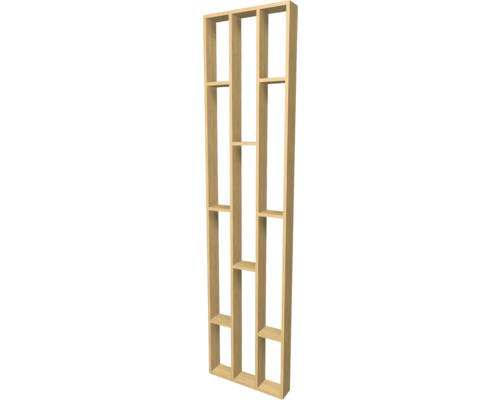Lamellentrennwand Raumtrenner Saragossa Eiche mit 8 Einlegeböden furniert 2500 x 300 x 50 mm Lamellentrennwand Raumtrenner Saragossa Eiche mit 8 Einlegeböden furniert 2500 x 300 x 50 mm