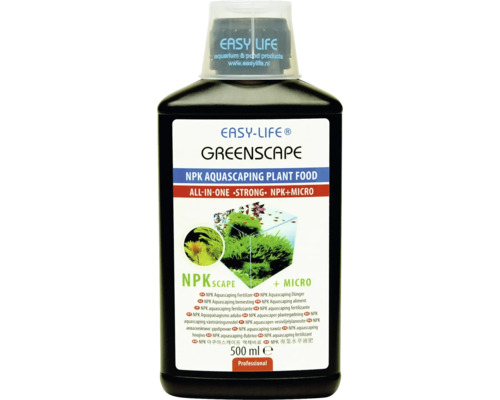 Aquariumpflanzendünger Easy Life GreenScape hochkonzentrierter NPK + Mikrodünger 500 ml