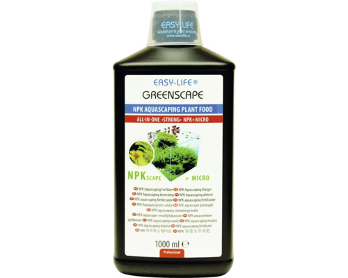 Aquariumpflanzendünger Easy Life GreenScape hochkonzentrierter NPK + Mikrodünger 1000 ml