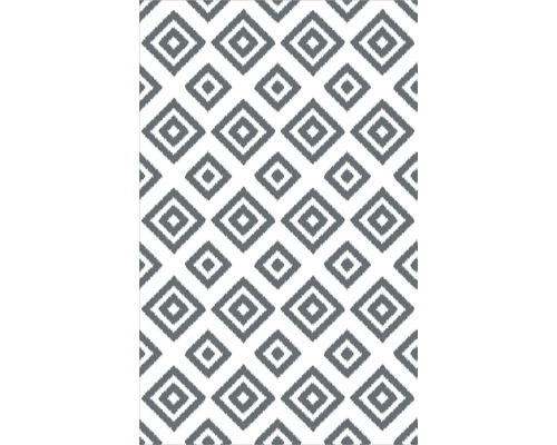 Teppich mit geometrischem Rautenmuster