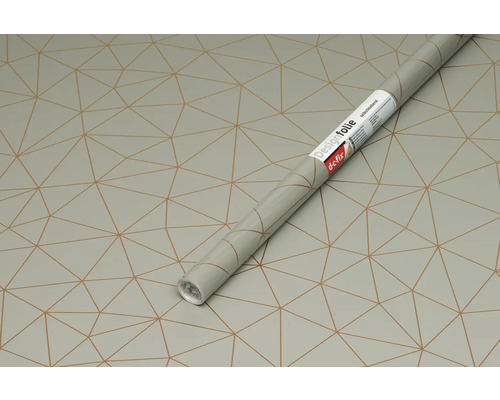 Designfolie mit geometrischem Muster auf Rolle