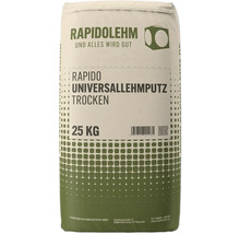 Sack Universallehmputz trocken, 25 Kilogramm