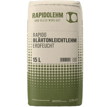 Rapido Blähtonleichtlehm erdfeucht im 15 Liter Sack