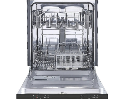 Offener Geschirrspüler mit Geschirrkörben