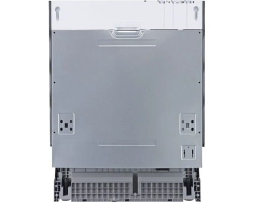 Rückansicht eines Geschirrspülers zur Kücheninstallation