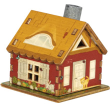 Dekorative Räucherhaus Miniatur mit Kamin