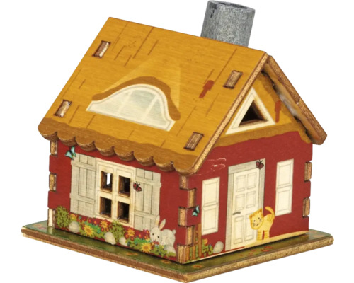 Dekorative Räucherhaus Miniatur mit Kamin