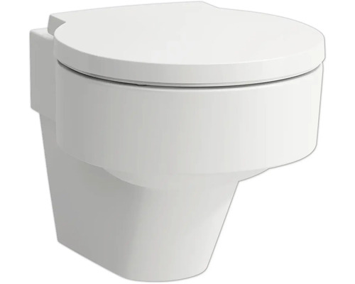 Wand-WC LAUFEN VAL Tiefspüler ohne Spülrand weiß glänzend ohne WC-Sitz H8202810000001