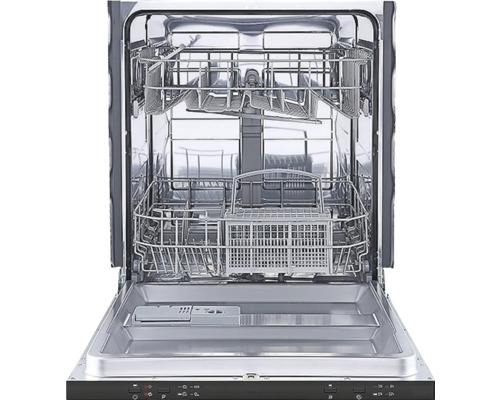 Geöffneter Geschirrspüler mit Geschirrkörben