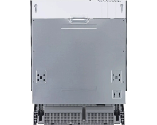 Rückansicht eines Geschirrspülers mit Montagevorrichtungen