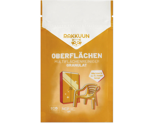 RAKKUUN Multiflächenreiniger Reinigungsgranulat 200 g für 14 l Reiniger