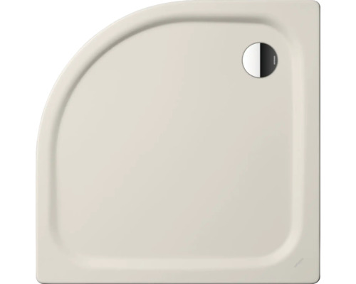 Duschwanne KALDEWEI ZIRKON 501-1 90 x 75 x 3.5 cm warm grey 10 matt 455500010668 Quadratische Duschwanne mit Viertelkreis