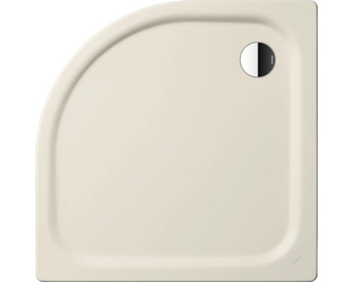 Duschwanne KALDEWEI ZIRKON 501-1 90 x 75 x 3.5 cm warm beige 20 matt 455500010661 Eckige Duschwanne mit Viertelkreis