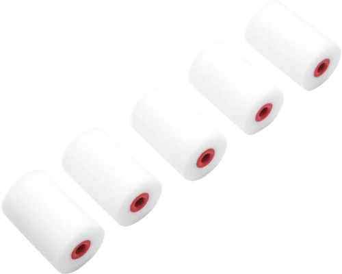 Lackierwalze Schaum 5er-Set 5 cm Fünf Lackierwalzen aus Schaumstoff