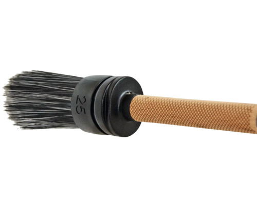 Rundpinsel mit Borsten und Holzgriff, Größe 25