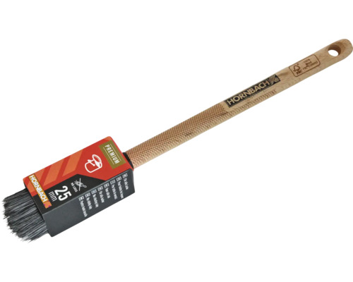 Lackierpinsel mit Holzgriff, 25 mm