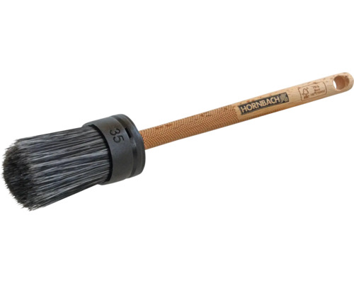 Rundpinsel mit Holzgriff, Größe 35