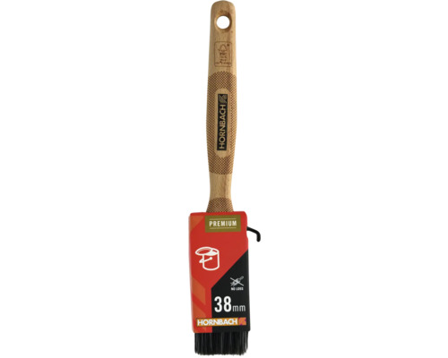 Hornbach Premium Heizkörperpinsel mit Holzgriff und 38 Millimeter Breite
