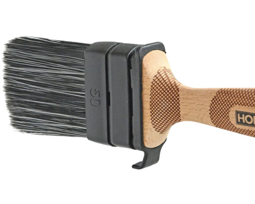 Flächenstreicher mit Holzgriff und Borsten, Breite 50 Millimeter