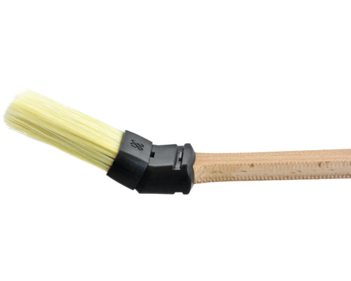 Eckpinsel mit Holzgriff und Borsten